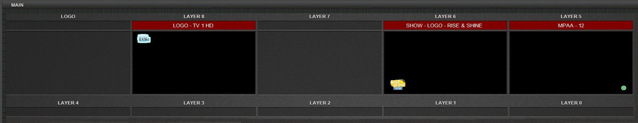 Playout active preview templates.